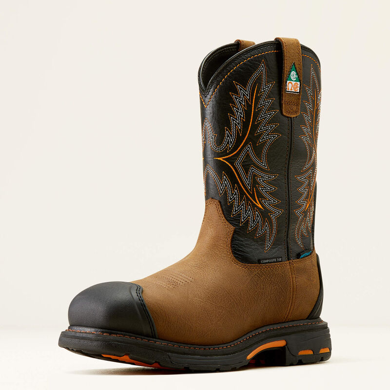 WorkHog CSA XTR Waterproof Composite Toe Work Boot 3-4 Front