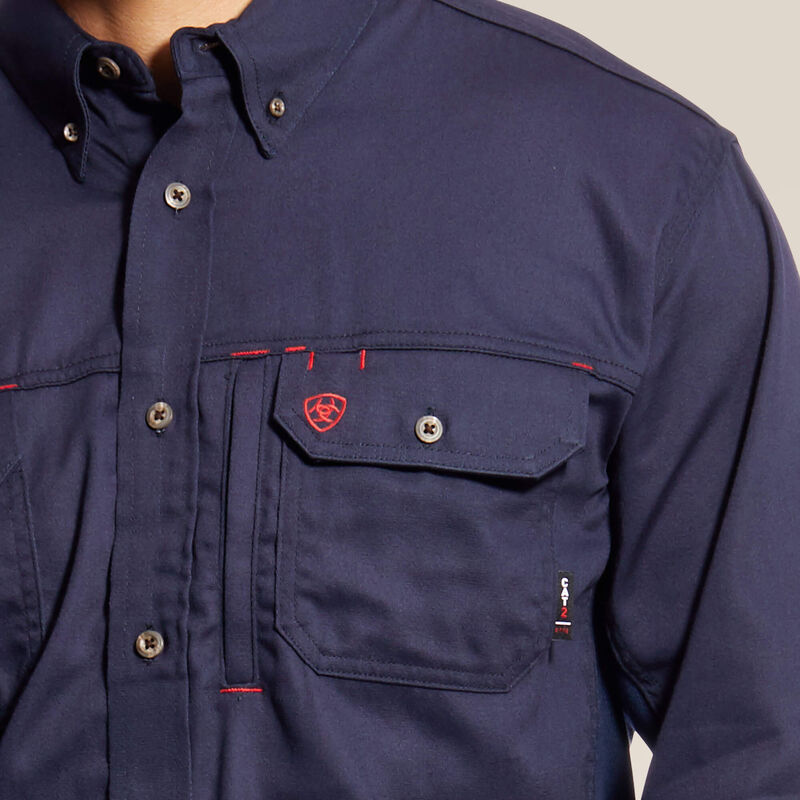 FR Solid Vent Work Shirt Image 3 of 3
