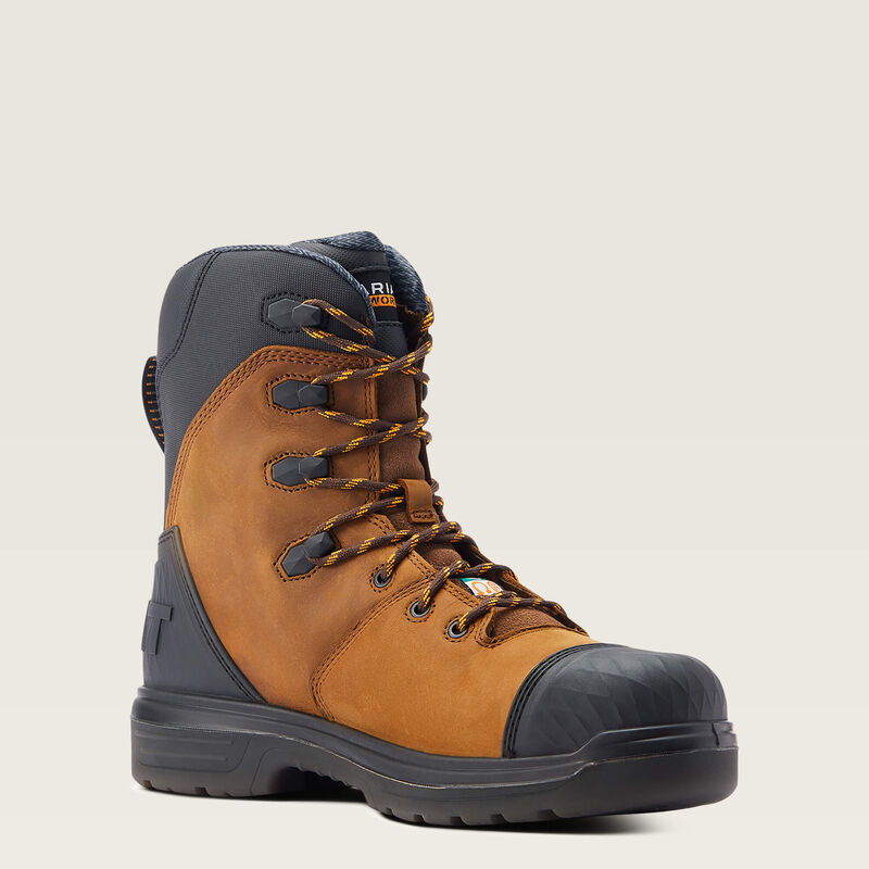 Turbo Outlaw 8" CSA MetGuard Waterproof Carbon Toe Work Boot Medial