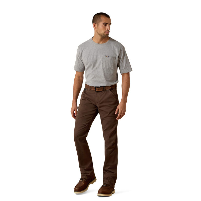 Rebar M5 Straight DuraStretch Washed Twill Dungaree Straight Leg Pant Full