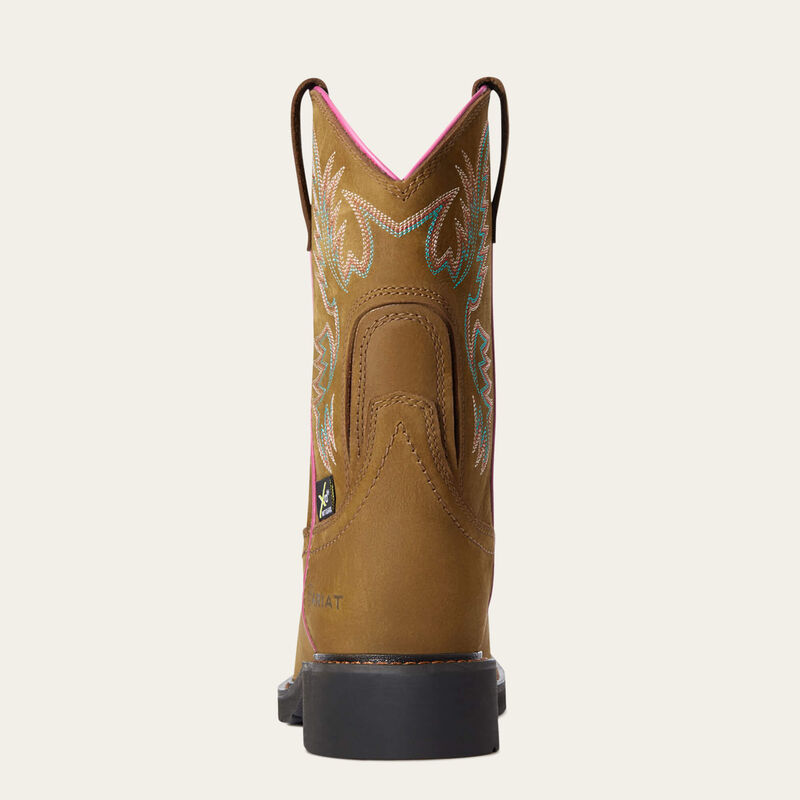 Krista MetGuard Steel Toe Work Boot Heel