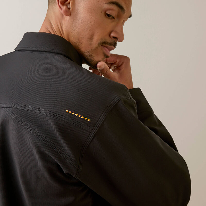 Rebar DuraStretch Utility Softshell Shirt Jacket Image 6 of 5