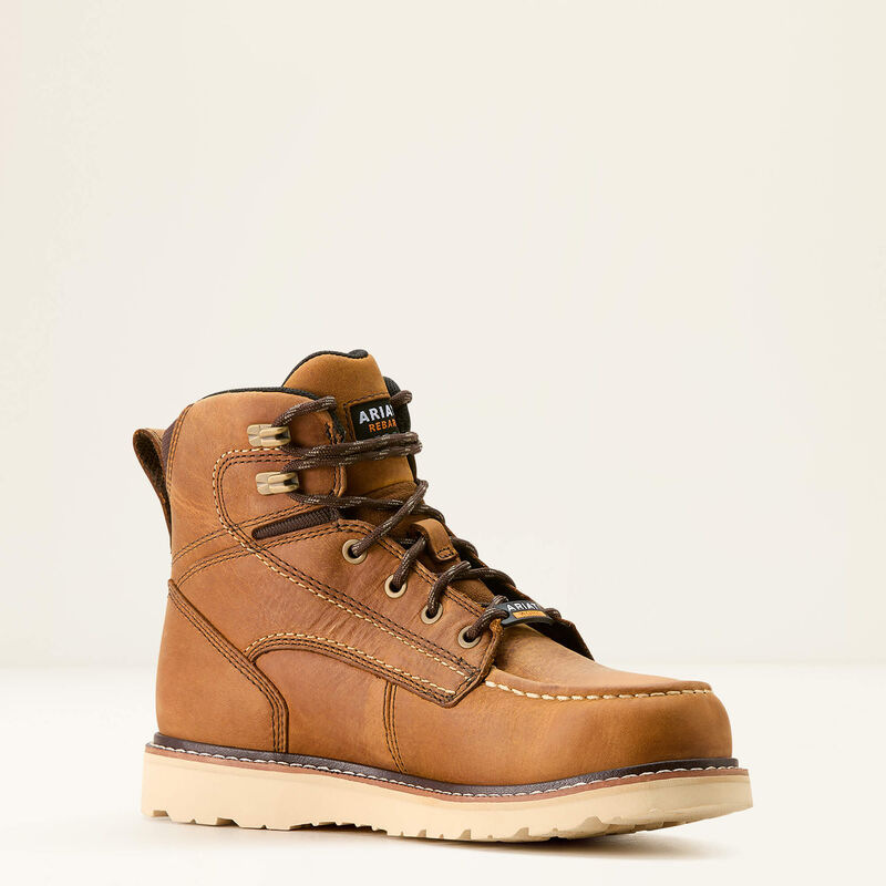 Rebar Wedge Moc Toe Waterproof Work Boot Medial