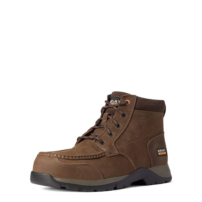 Edge LTE Chukka Static Dissipating Composite Toe Work Boot 3-4 Front