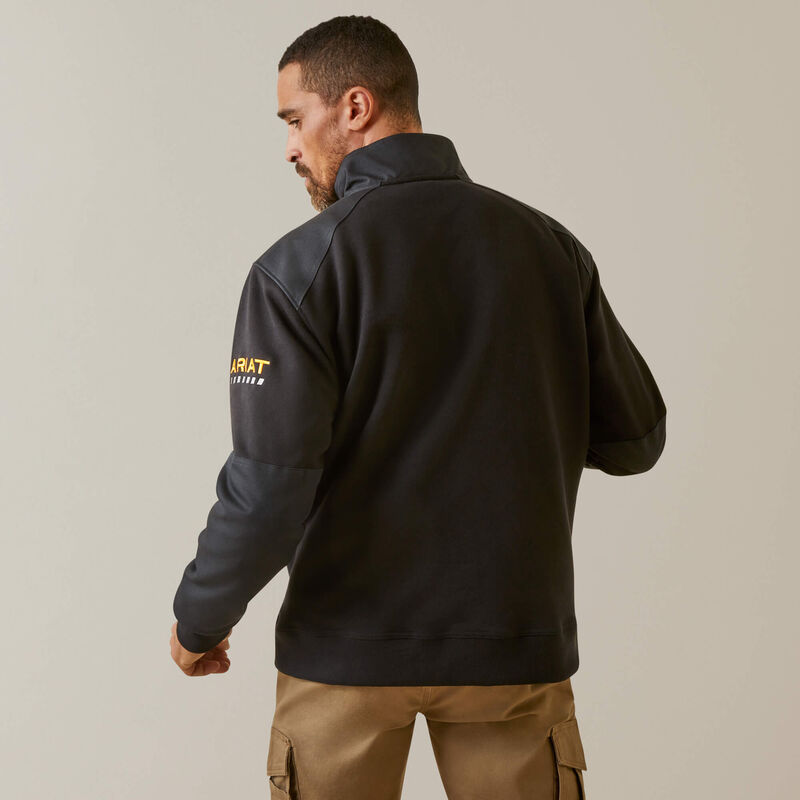 Rebar Workman Duracanvas 1/4 Zip Sweatshirt Back
