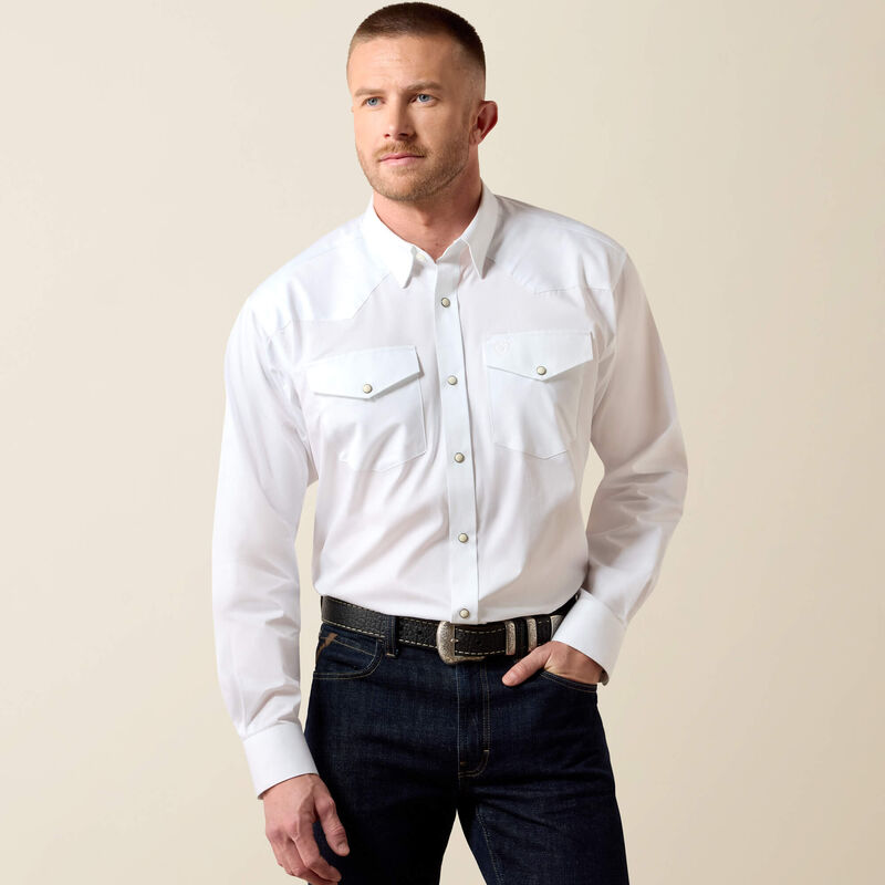 Lightweight Twill Classic Fit Shirt Front