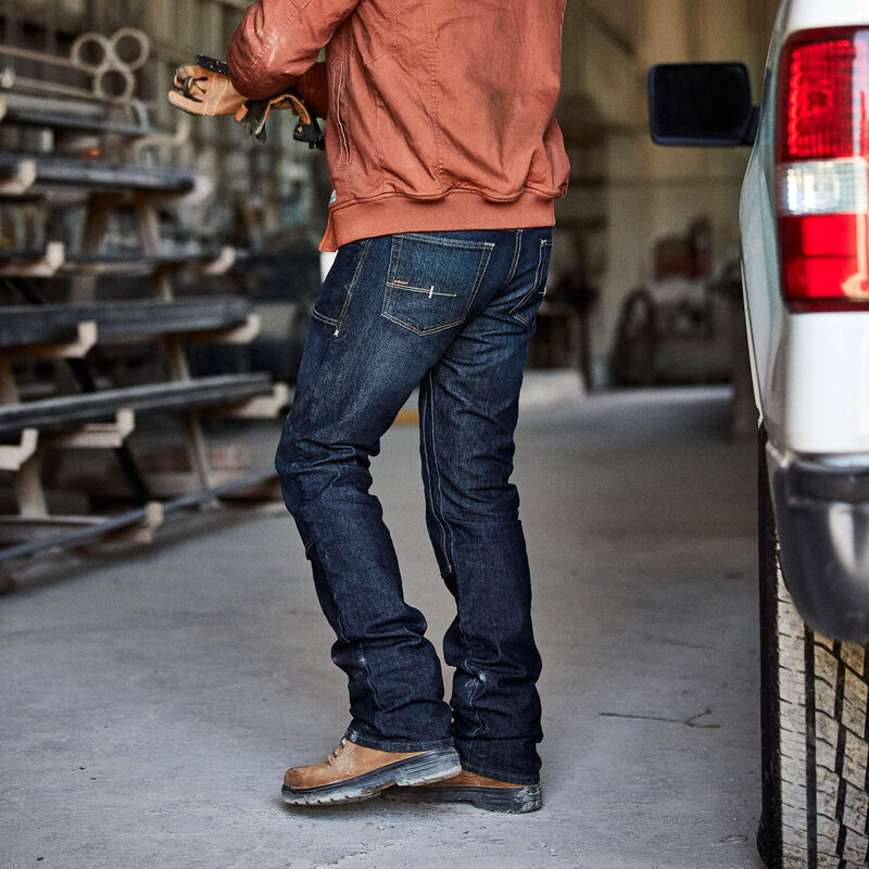 Rebar M5 Straight DuraStretch Basic Double Front Stackable Straight Leg Jean Lifestyle
