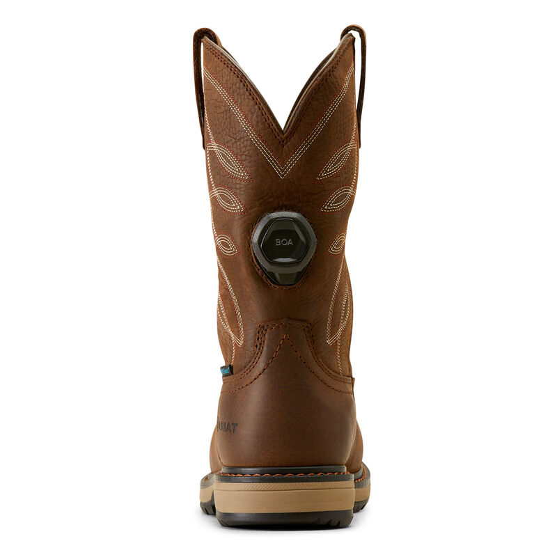Riveter Pull-On BOA CSA Waterproof Composite Toe Work Boot Heel