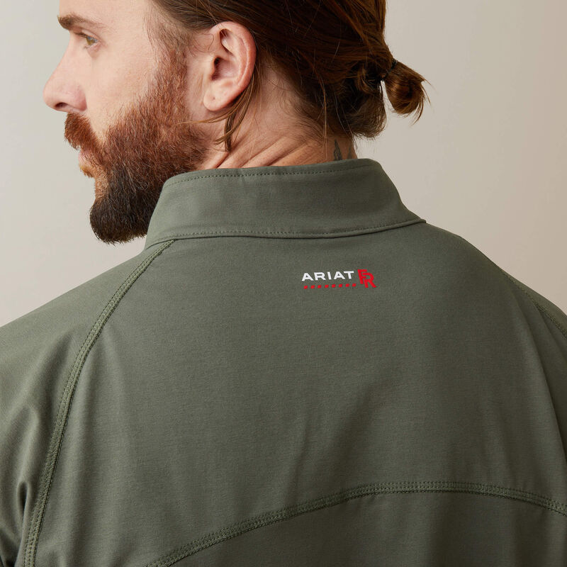 FR Combat Stretch Patriot 1/4 Zip Work Shirt Image 7 of 6