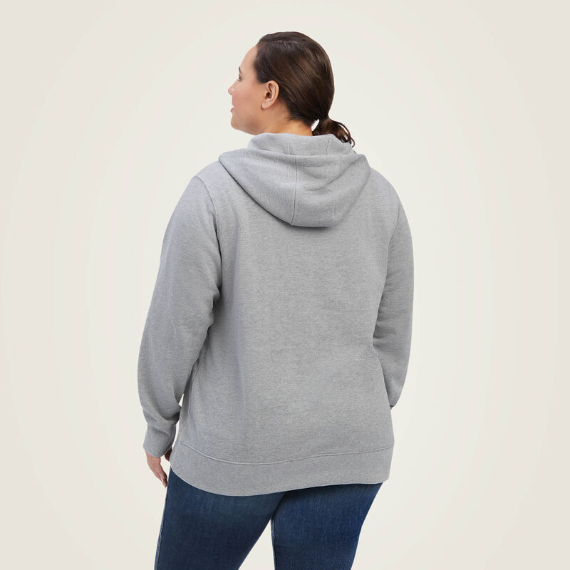 Rebar Skill Set 1/2 Zip Hoodie Back Plus