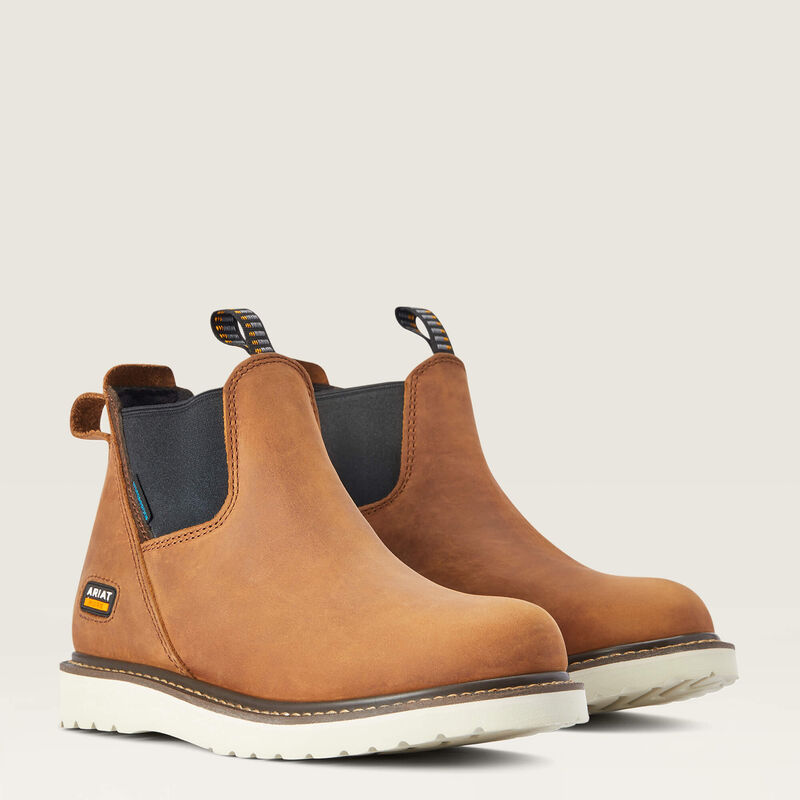 Rebar Wedge Chelsea Waterproof Work Boot Pair