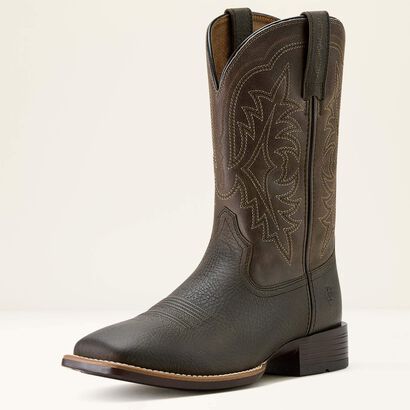 Ryden Ultra Wide Square Toe Cowboy Boot 3-4 Front