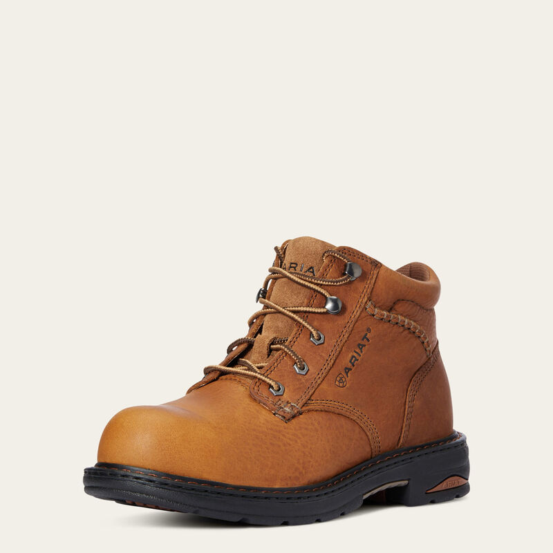 Macey Composite Toe Work Boot 3-4 Front