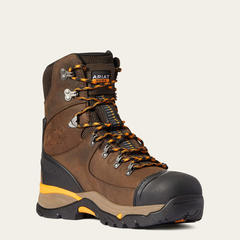 Endeavor 8" Waterproof Carbon Toe Work Boot Medial