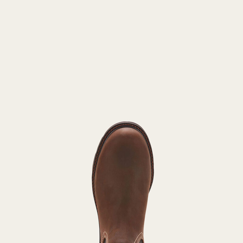 Groundbreaker Chelsea Waterproof Steel Toe Work Boot Toe