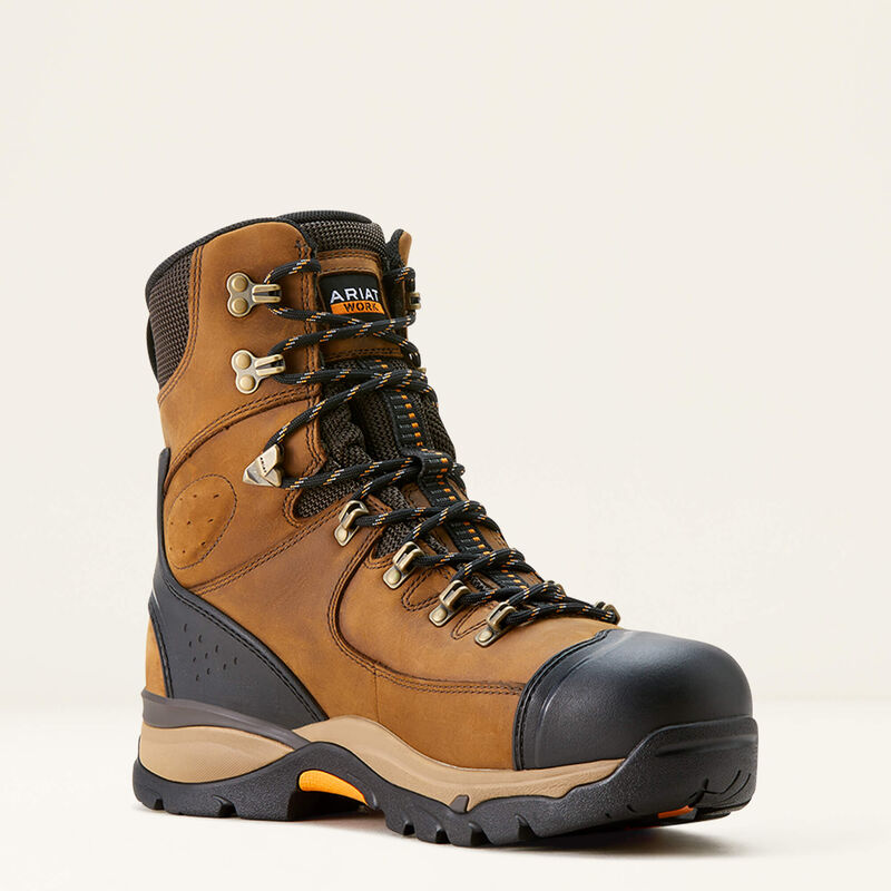 Endeavor 8" Waterproof Insulated Carbon Toe Work Boot Medial