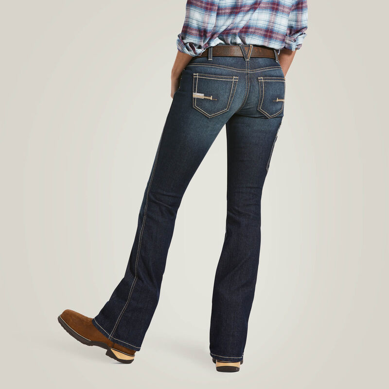 Rebar Mid Rise DuraStretch Riveter Boot Cut Jean Back