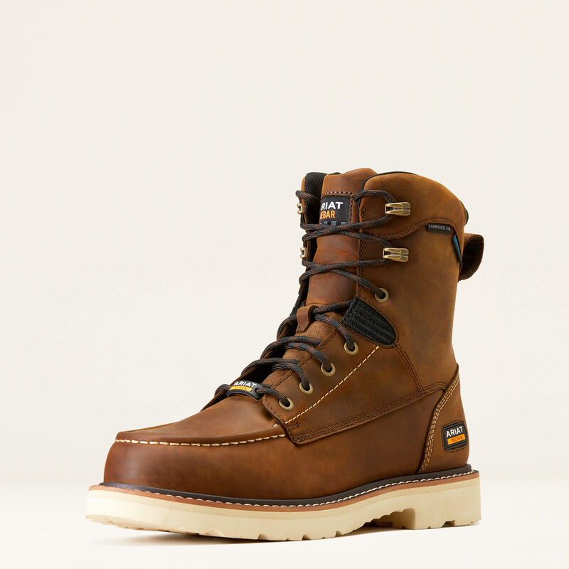 Rebar Lift 8" Waterproof Composite Toe Work Boot Image 1 of 6