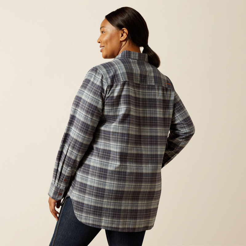 Rebar DuraStretch Flannel Tunic Back Plus