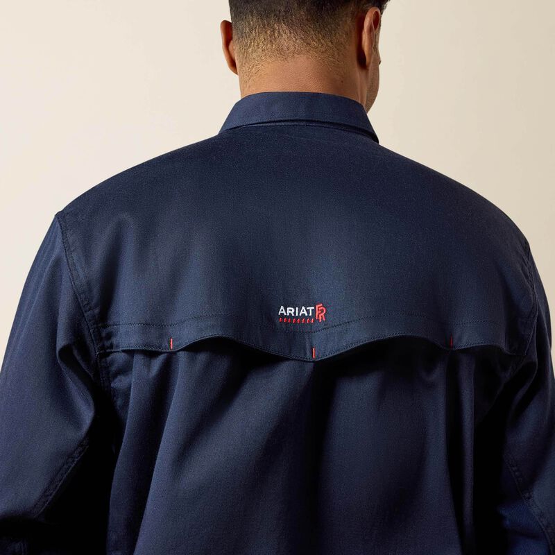 FR Solid Vent Work Shirt 02