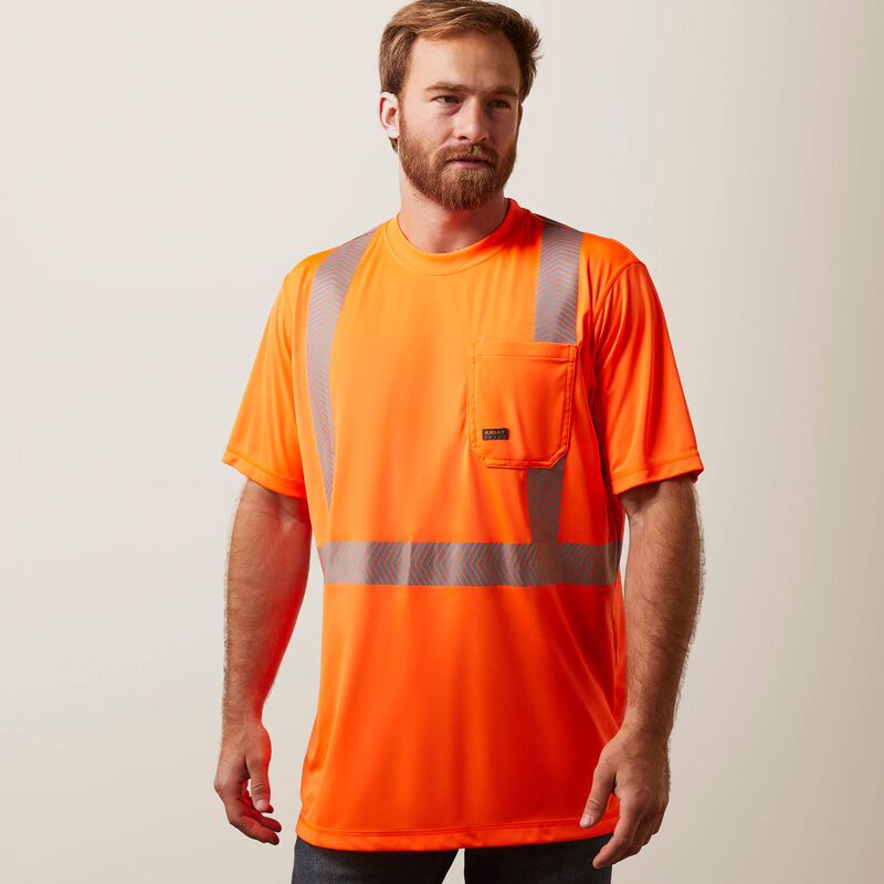 Rebar Hi-Vis ANSI T-Shirt Front