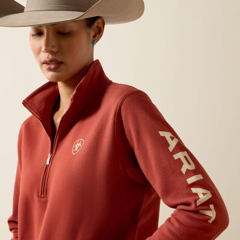 Foundation Logo 1/2 Zip Sweatshirt 01