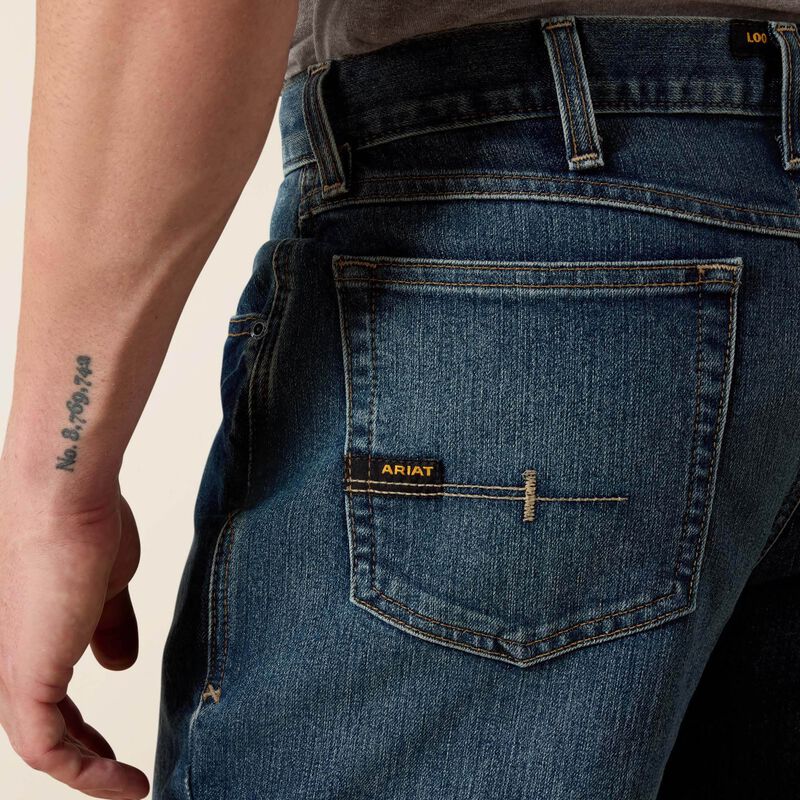 Rebar M3 Loose DuraStretch Basic Stackable Straight Leg Jean 02