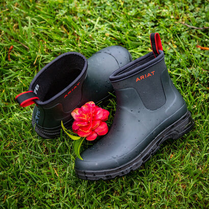 Kelmarsh Shortie Rubber Boot Lifestyle