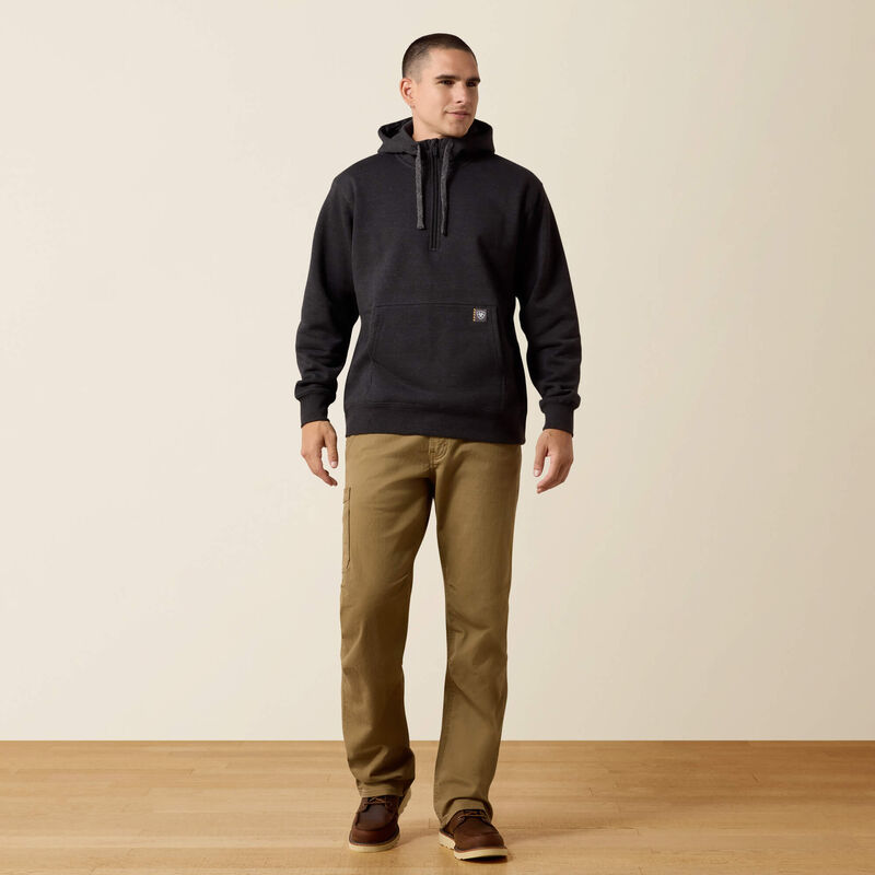 Rebar Workman 1/4 Zip Hoodie Full