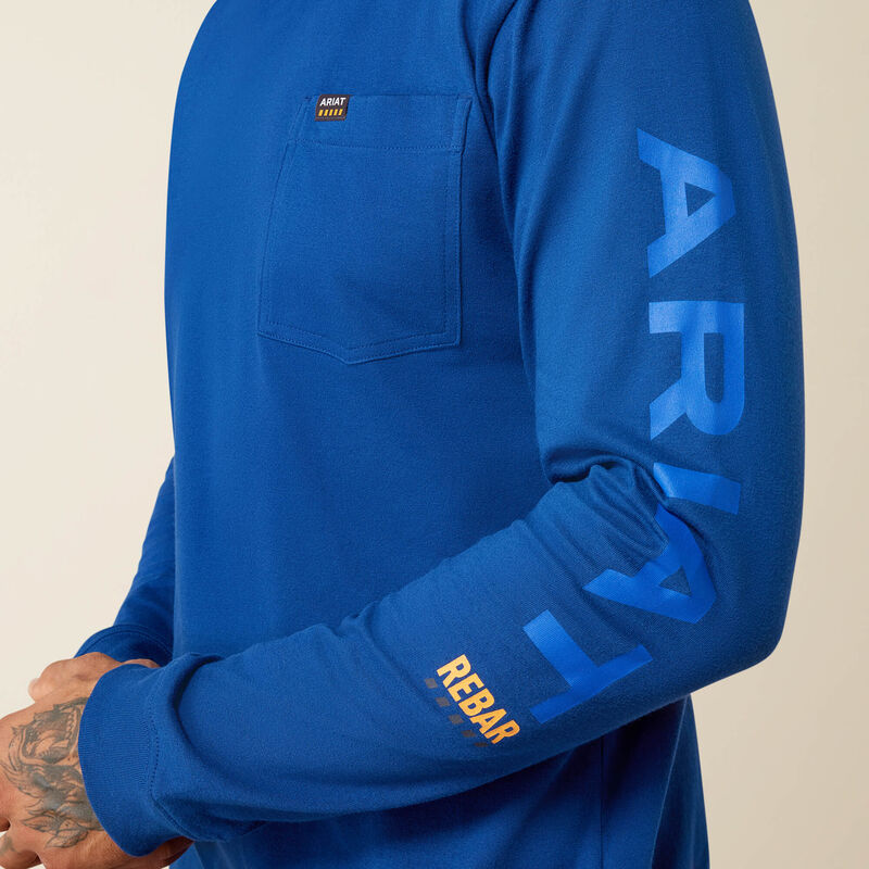 Rebar Cotton Strong Standard Logo Pocket T-Shirt 01