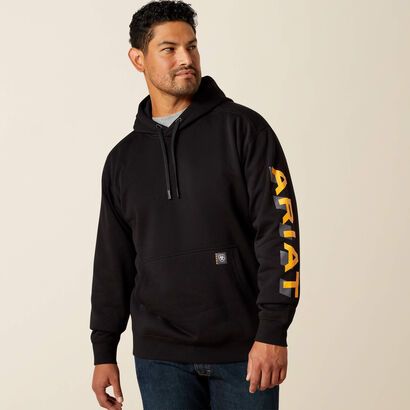 Rebar Lightweight Logo Hoodie Front