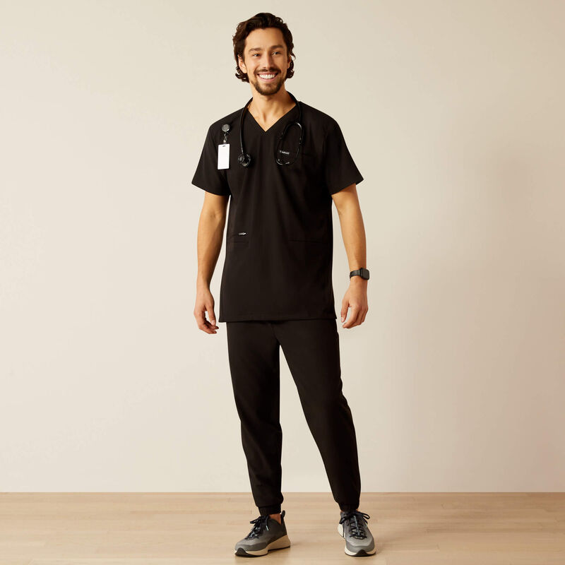 Derham 6 Pocket Scrub Top Full