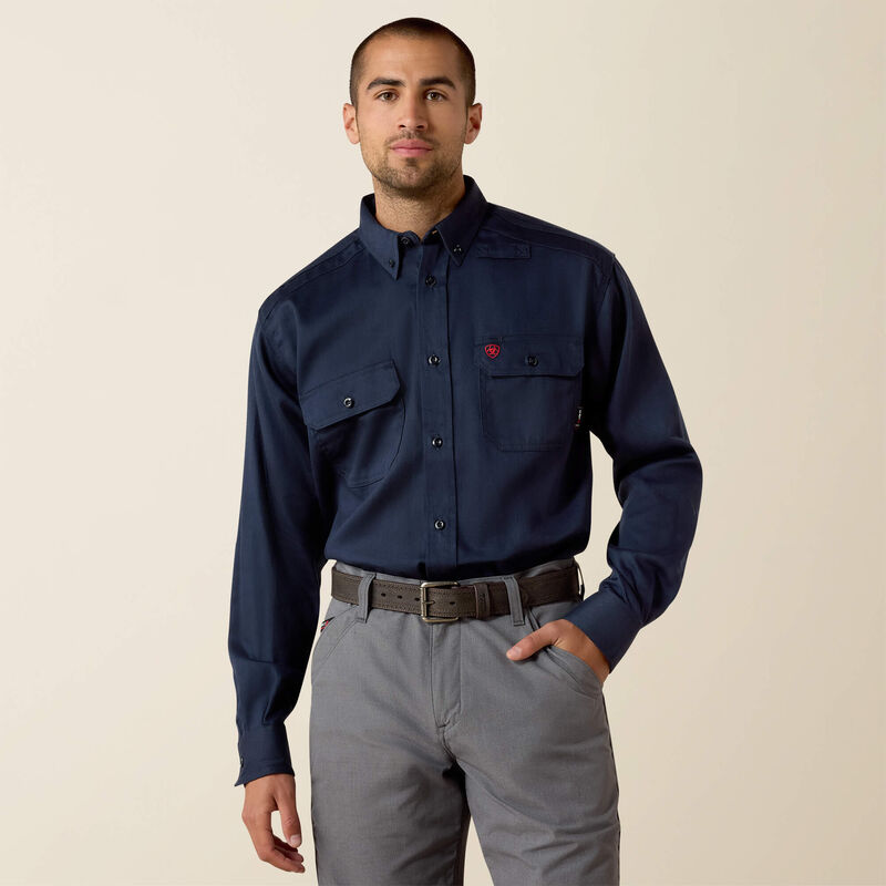 FR Solid Work Shirt Front