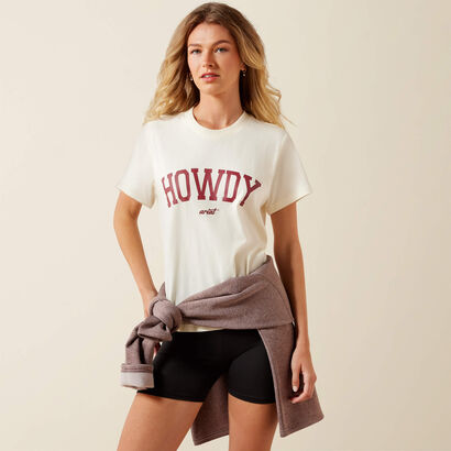 Collegiate Howdy T-Shirt Front