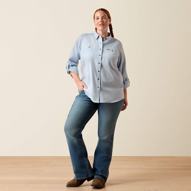 Rebar Made Tough 360 Airflow DuraStretch Work Shirt Full Plus