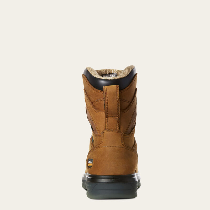 Turbo 8" Waterproof Carbon Toe Work Boot Heel
