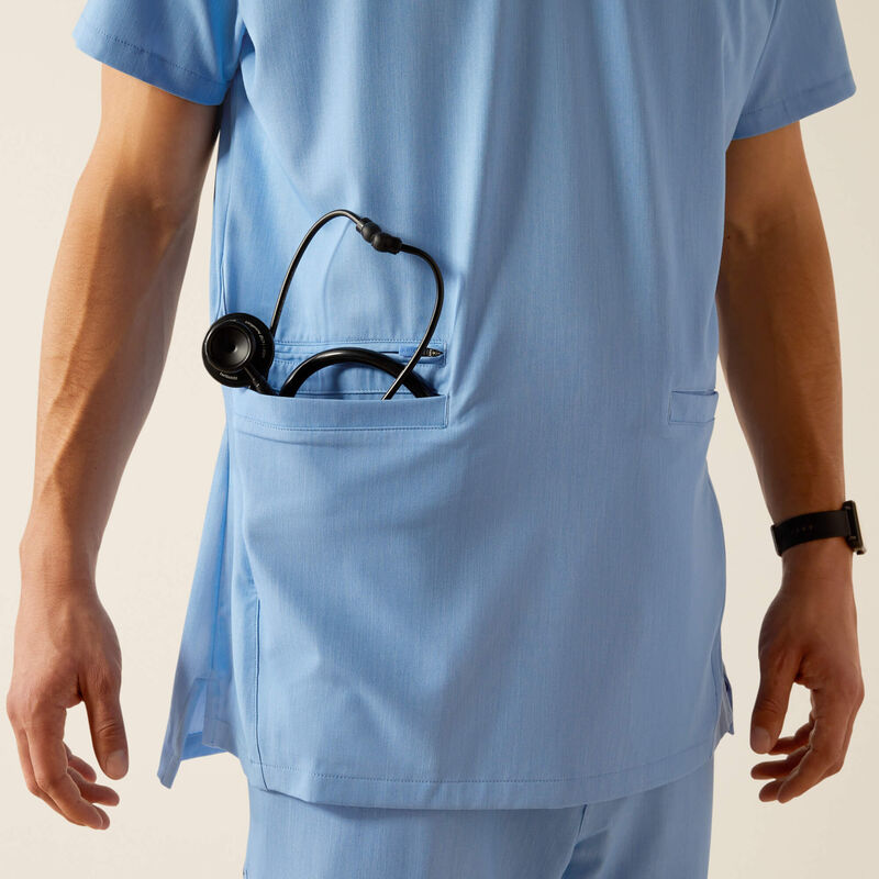 Derham 6 Pocket Scrub Top 02