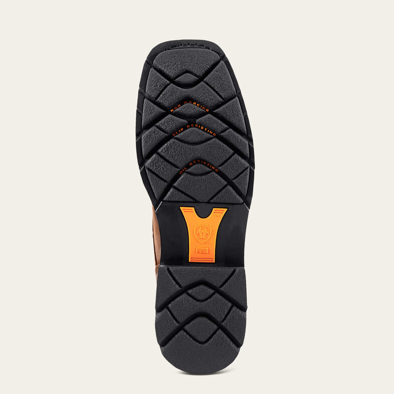 Cascade 8" Wide Square Toe Steel Toe Work Boot Sole