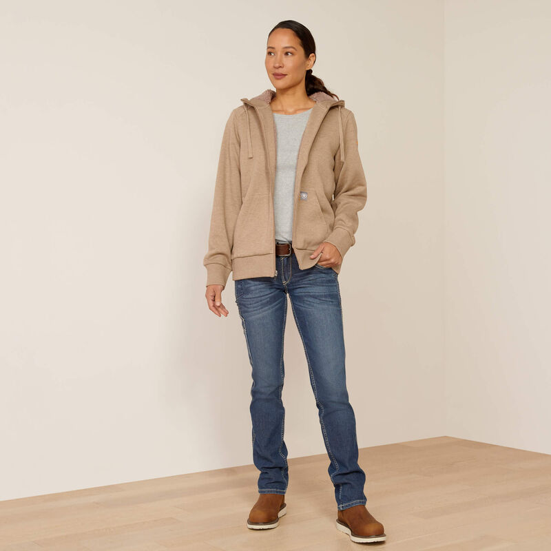 Rebar All-Weather Sherpa Full Zip Hoodie Full