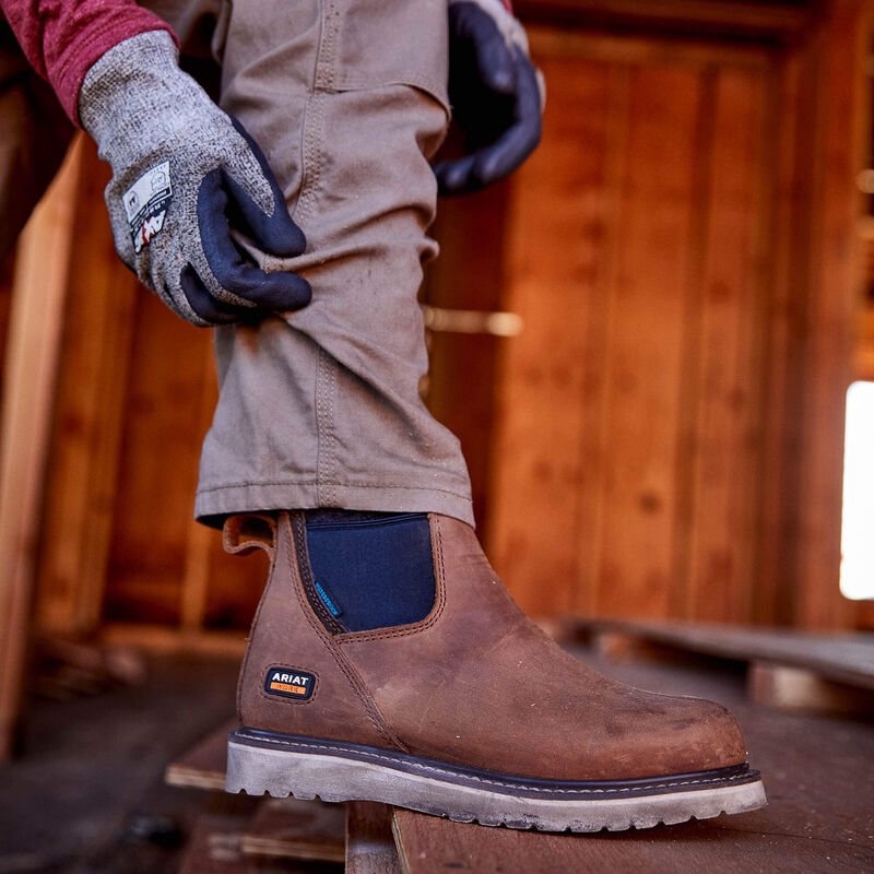 Rebar Wedge Chelsea Waterproof Work Boot Lifestyle
