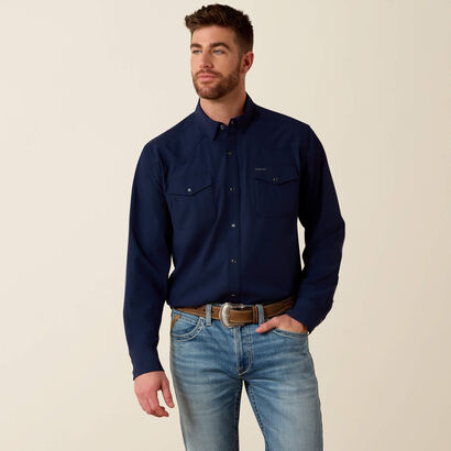 FrontierTough VentTEK Western Classic Fit Snap Shirt Front