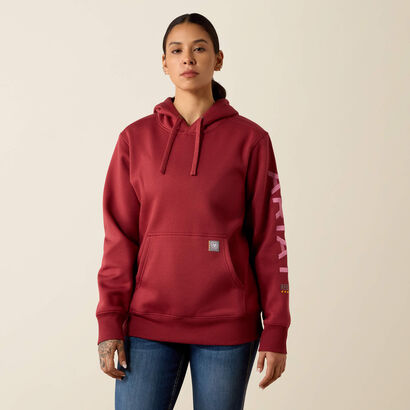 Rebar Workman Graphic Hoodie Front