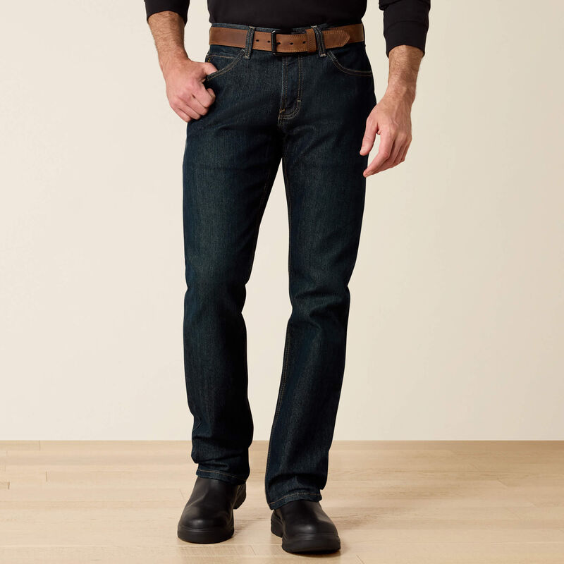 Rebar M7 Slim DuraStretch Basic Stackable Straight Leg Jean Front