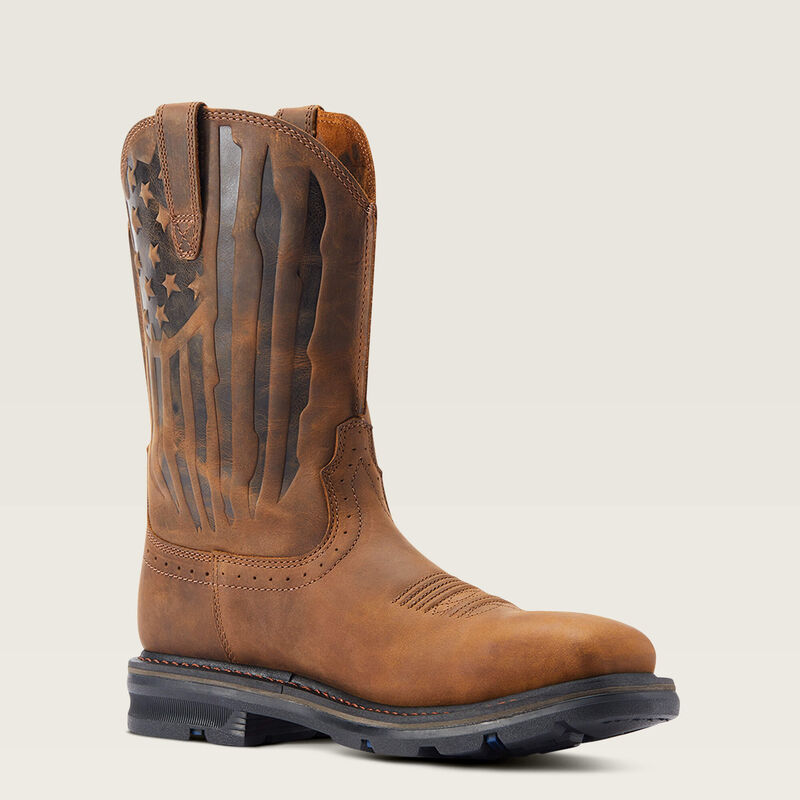Sierra Shock Shield Patriot Steel Toe Work Boot Image 6 of 6