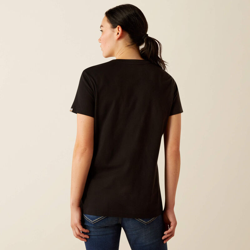 Rebar Cotton Strong Standard V-Neck T-Shirt Back