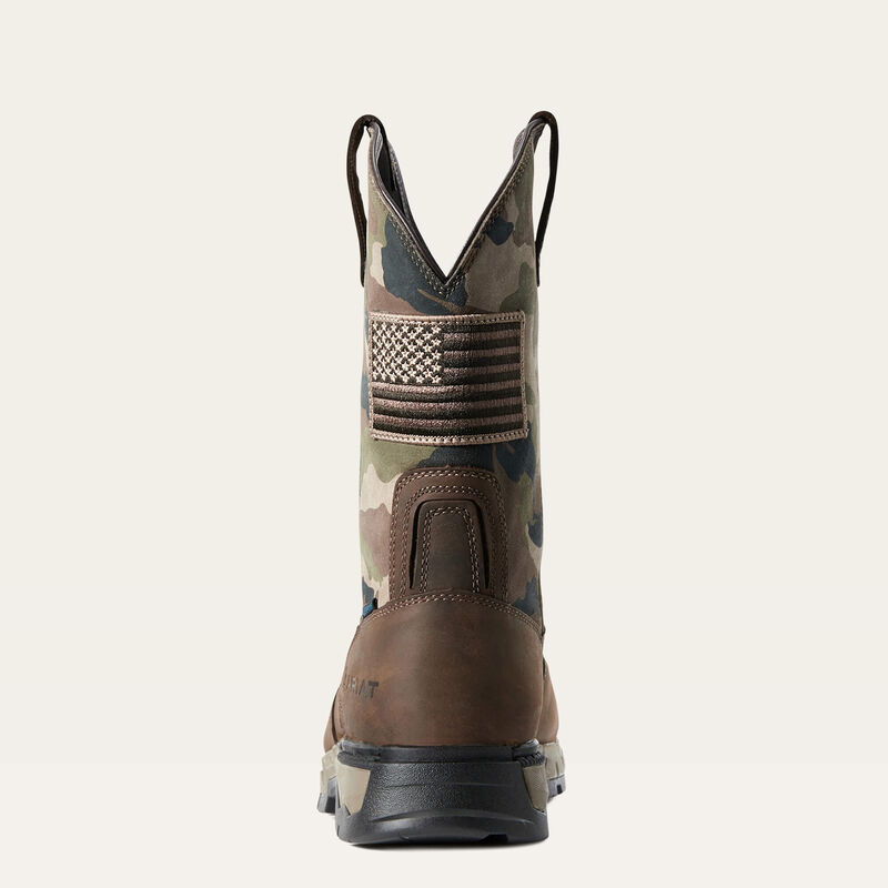 Rebar Flex Patriot Waterproof Composite Toe Work Boot Heel