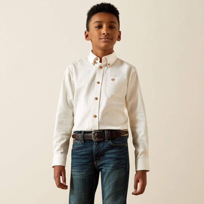 Solid Twill Classic Fit Shirt Front