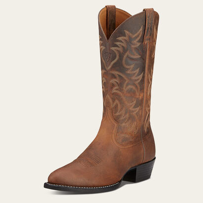Heritage R Toe Western Boot 3-4 Front