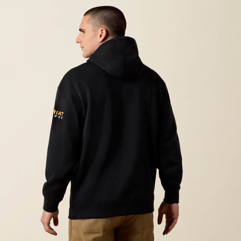 Rebar Workman Hoodie Back