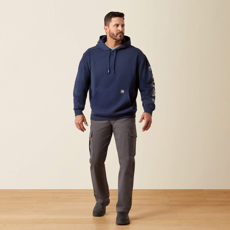 Rebar Lightweight Logo Hoodie Full